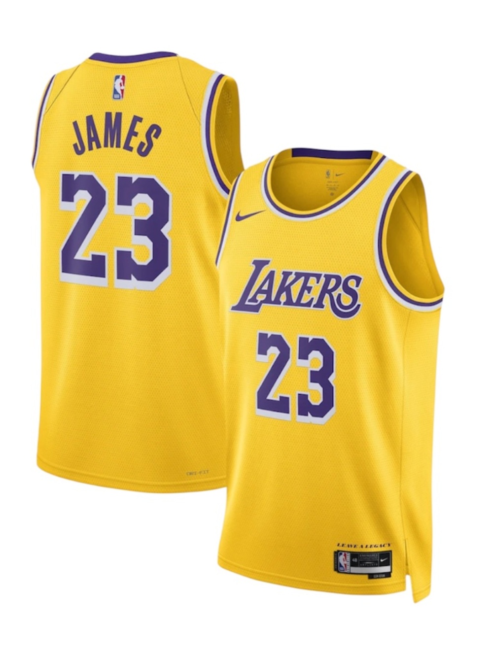 Los Angeles Lakers LeBron James #23 Nike Basketball Jersey size M